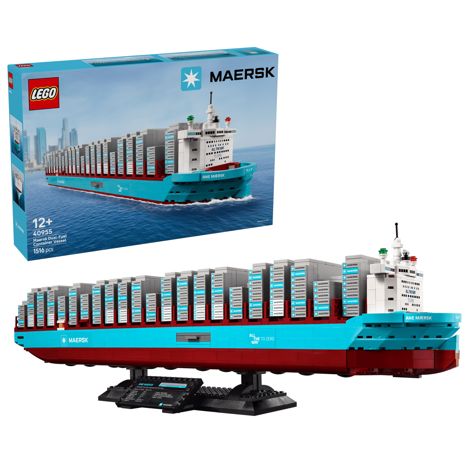 The LEGO Maersk dual-fuel container vessel